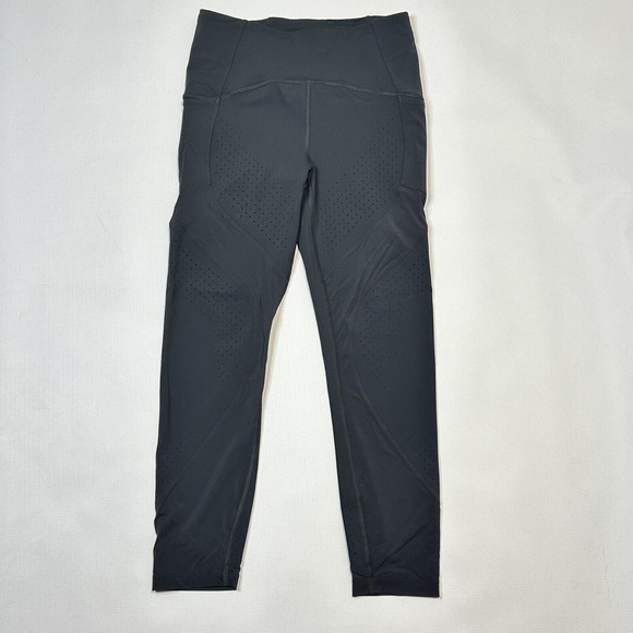 Women's Lululemon Uncovered Strength High-Rise Crop 23" Graphite Grey SZ 6 - Picture 7 of 16